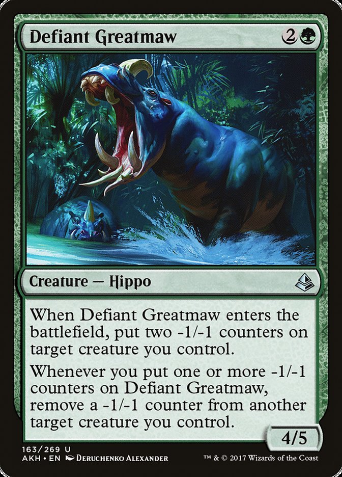 Defiant Greatmaw [Amonkhet] (163)