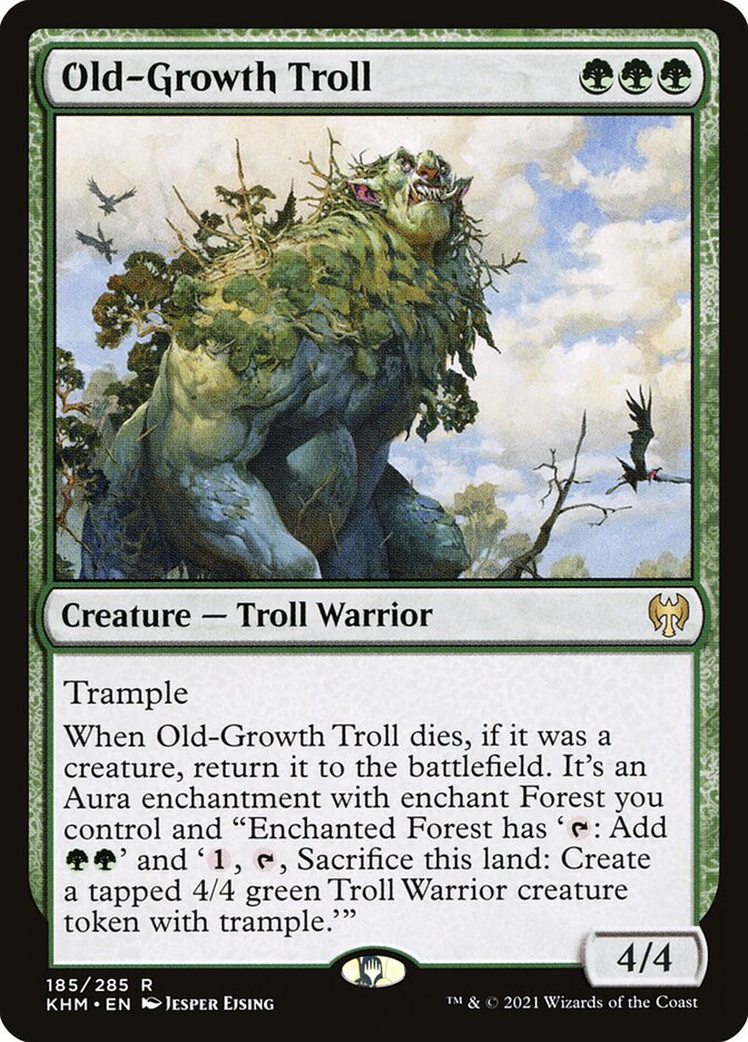 Old-Growth Troll [Kaldheim] (185)