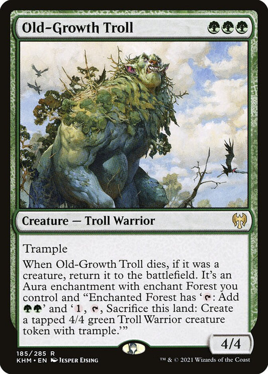 Old-Growth Troll [Kaldheim] (185)