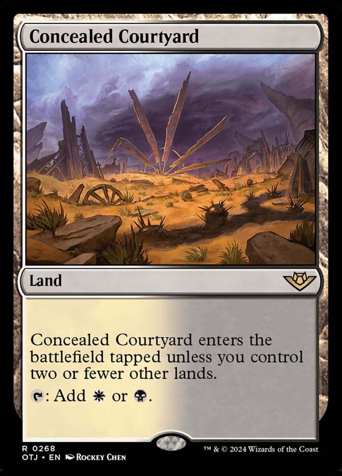 Concealed Courtyard [Outlaws of Thunder Junction] (268)