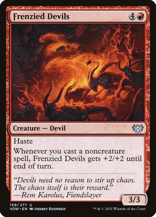 Frenzied Devils [Innistrad: Crimson Vow] (159)