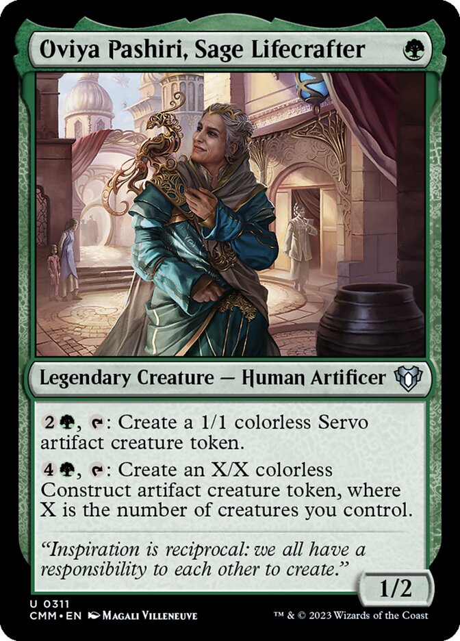 Oviya Pashiri, Sage Lifecrafter [Commander Masters] (311)