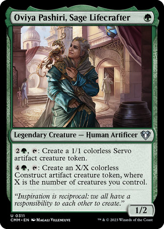 Oviya Pashiri, Sage Lifecrafter [Commander Masters] (311)
