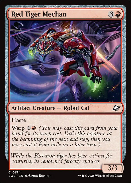 Red Tiger Mechan [Edge of Eternities] (154)