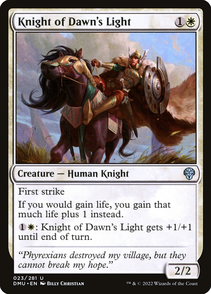 Knight of Dawn's Light [Dominaria United] (23)