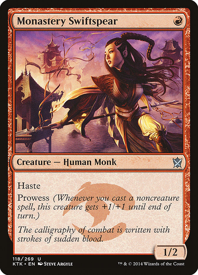 Monastery Swiftspear [Khans of Tarkir] (118)