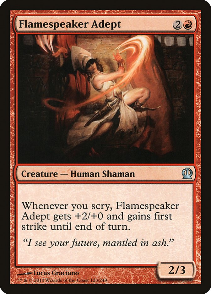 Flamespeaker Adept [Theros] (123)