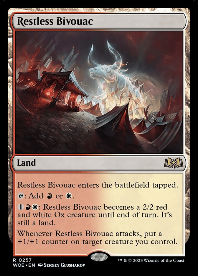 Restless Bivouac [Wilds of Eldraine] (257)