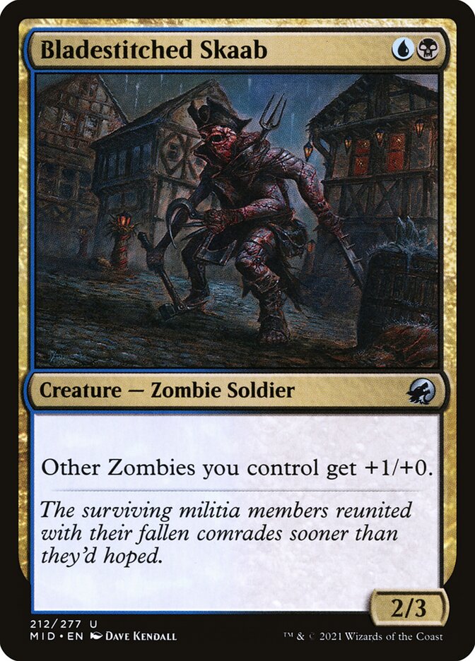 Bladestitched Skaab [Innistrad: Midnight Hunt] (212)