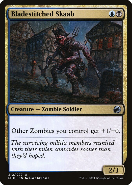 Bladestitched Skaab [Innistrad: Midnight Hunt] (212)