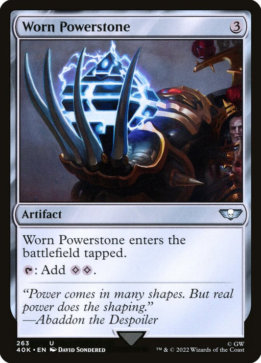 Worn Powerstone [Warhammer 40,000 Commander] (263)
