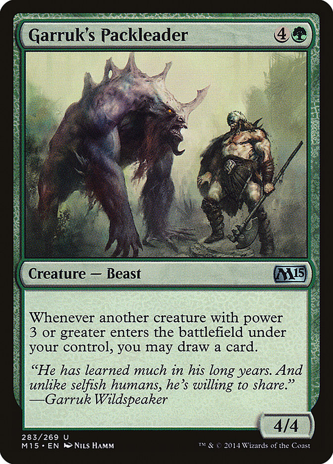Garruk's Packleader [Magic 2015] (283)