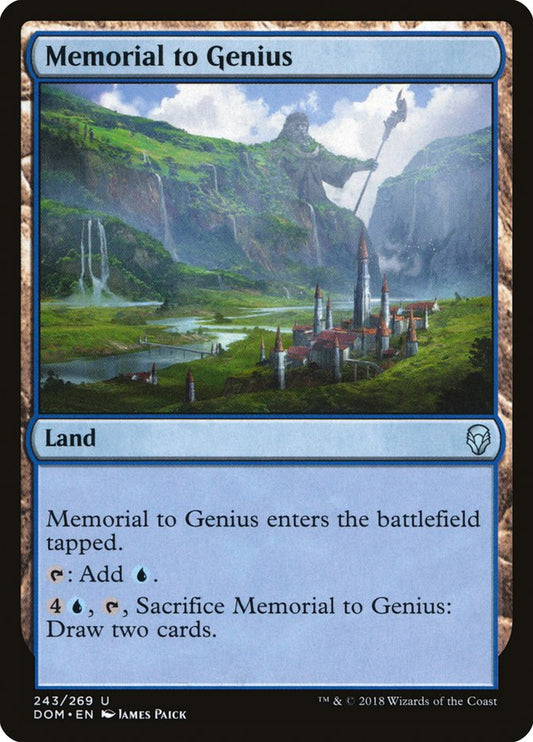 Memorial to Genius [Dominaria] (243)
