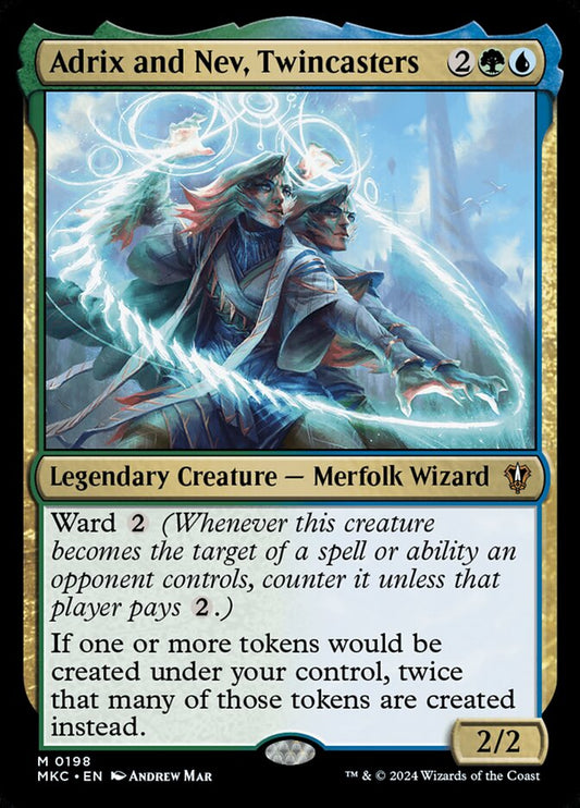 Adrix and Nev, Twincasters [Murders at Karlov Manor Commander] (198)