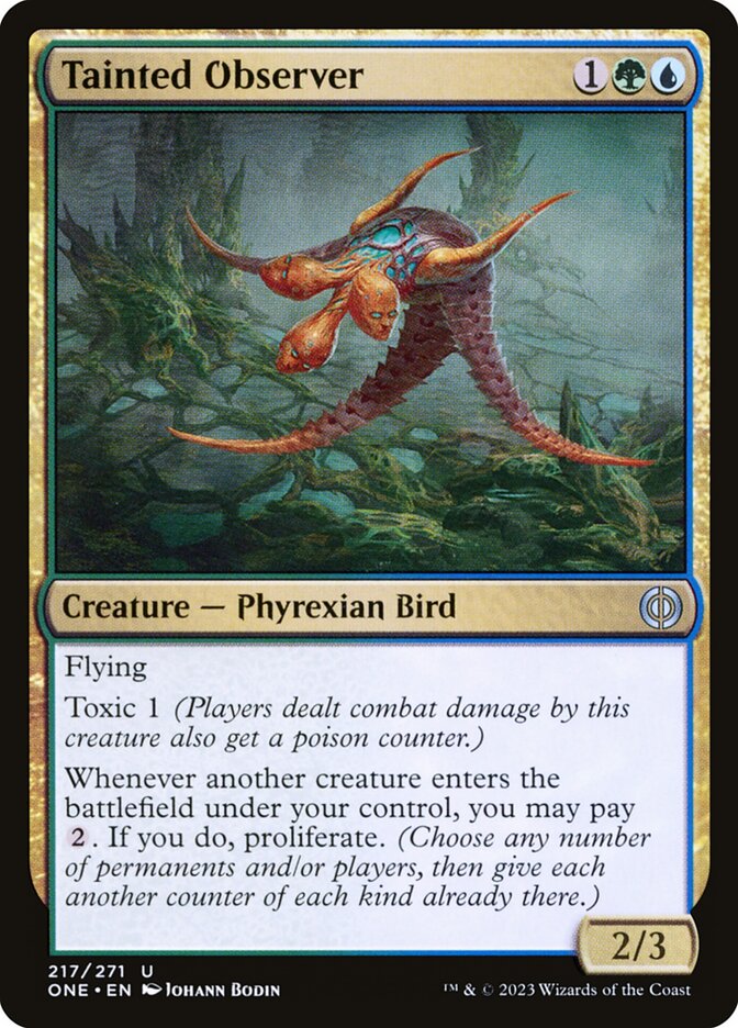 Tainted Observer [Phyrexia: All Will Be One] (217)