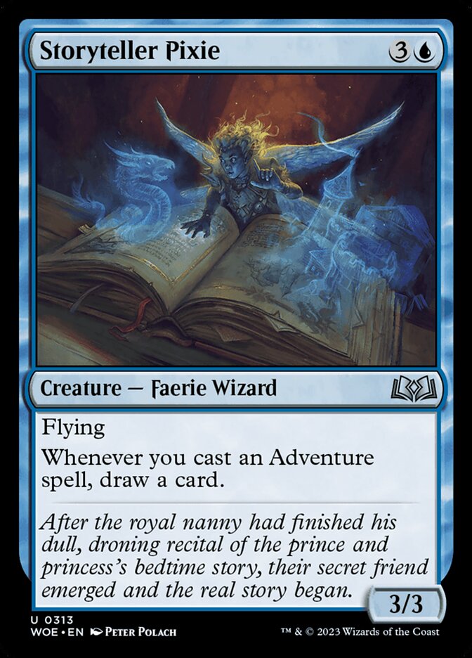 Storyteller Pixie [Wilds of Eldraine] (313)