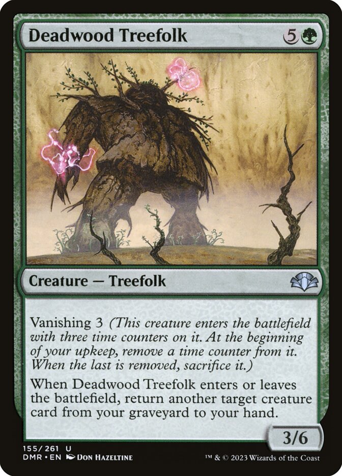 Deadwood Treefolk [Dominaria Remastered] (155)