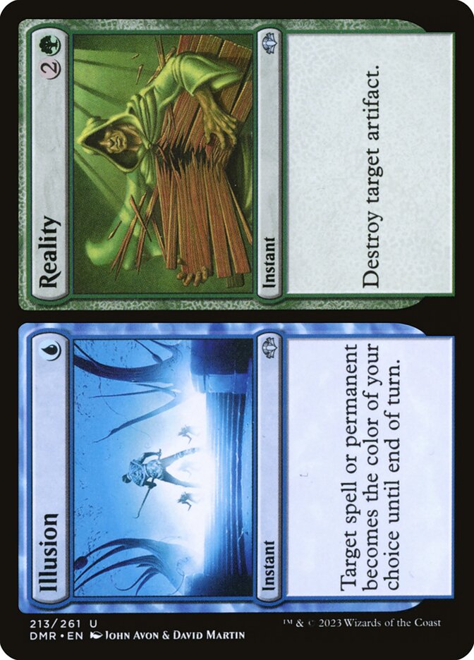 Illusion // Reality [Dominaria Remastered] (213)