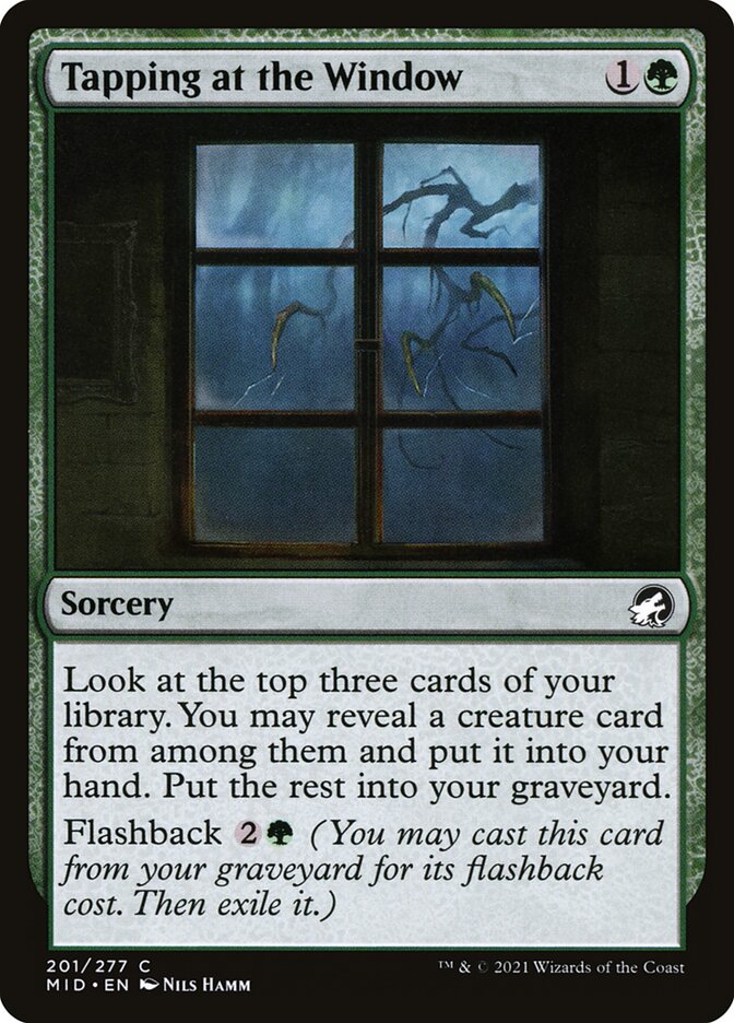 Tapping at the Window [Innistrad: Midnight Hunt] (201)