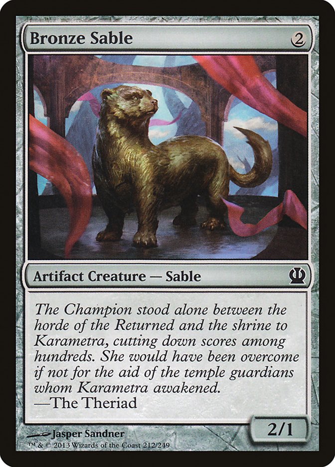 Bronze Sable [Theros] (212)