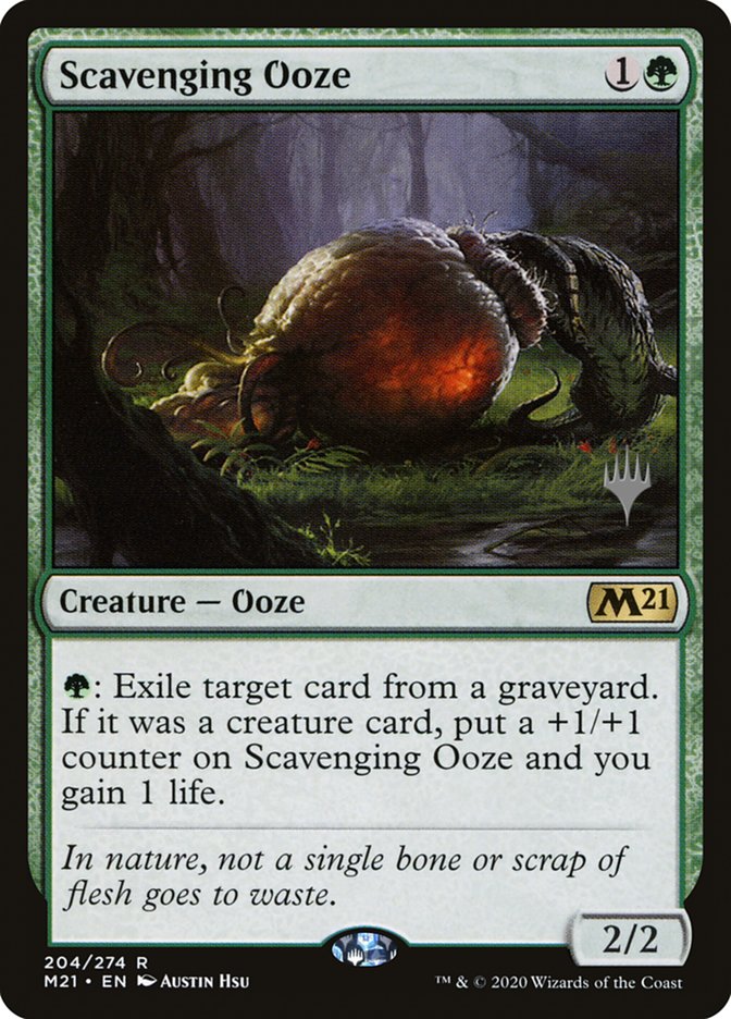 Scavenging Ooze [Core Set 2021 Promos] (204p)
