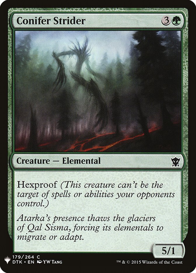 Conifer Strider [The List] (DTK-179)