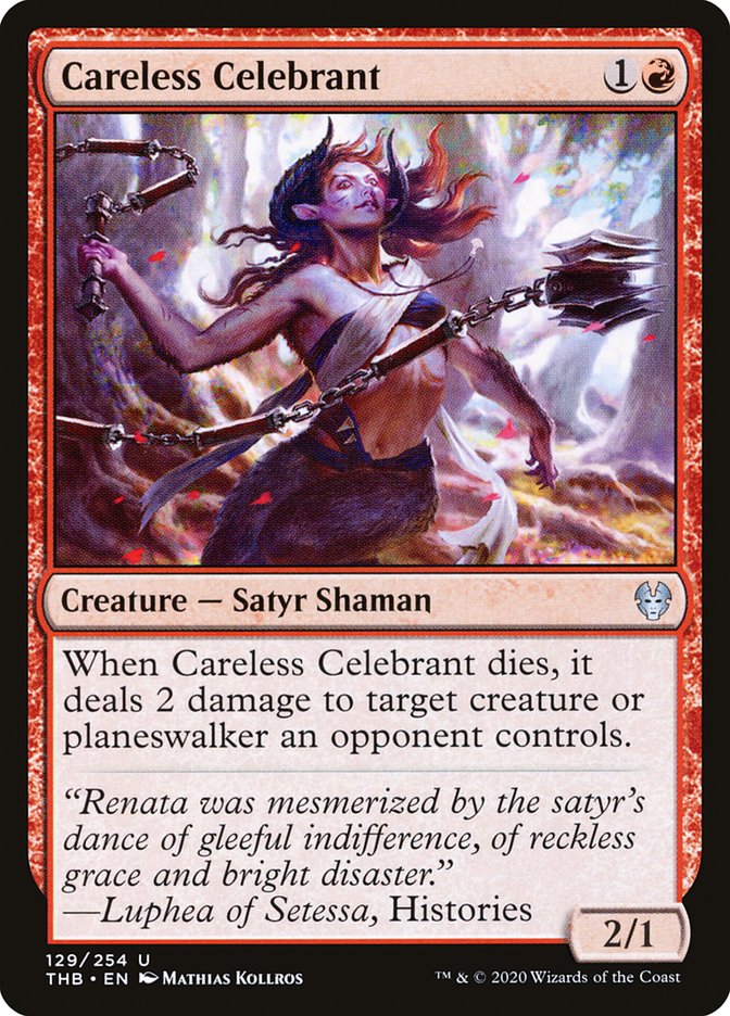 Careless Celebrant [Theros Beyond Death] (129)