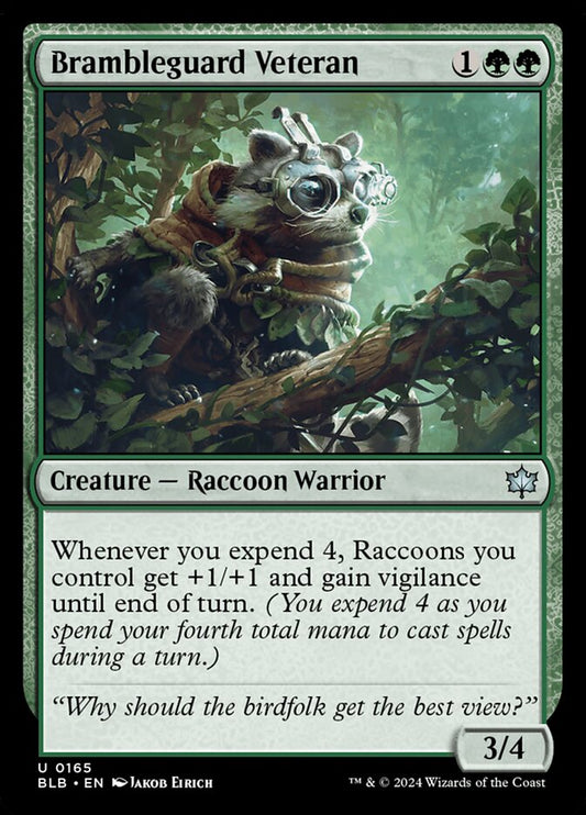 Brambleguard Veteran [Bloomburrow] (165)