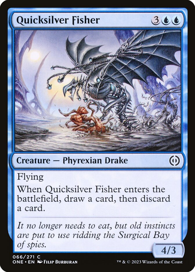 Quicksilver Fisher [Phyrexia: All Will Be One] (66)