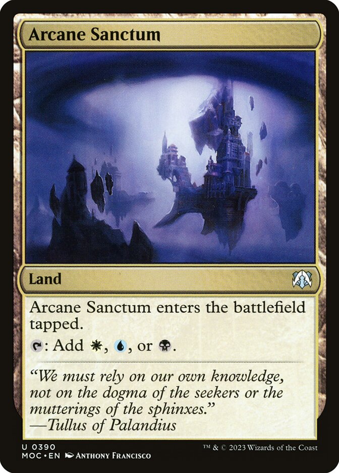 Arcane Sanctum [March of the Machine Commander] (390)