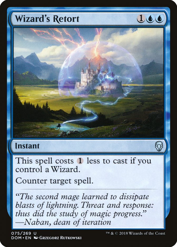 Wizard's Retort [Dominaria] (75)