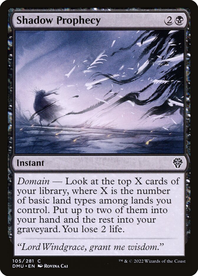 Shadow Prophecy [Dominaria United] (105)