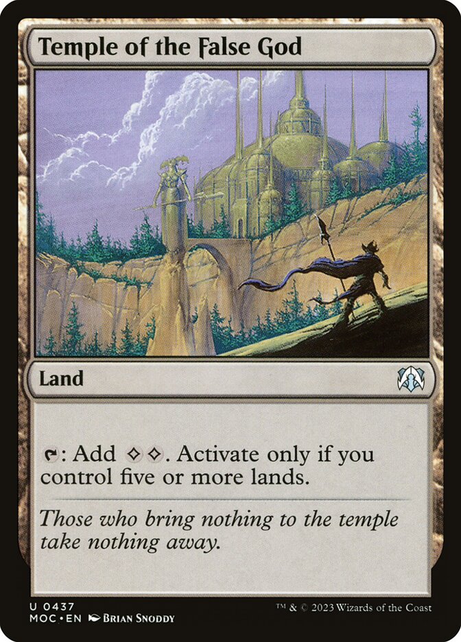 Temple of the False God [March of the Machine Commander] (437)