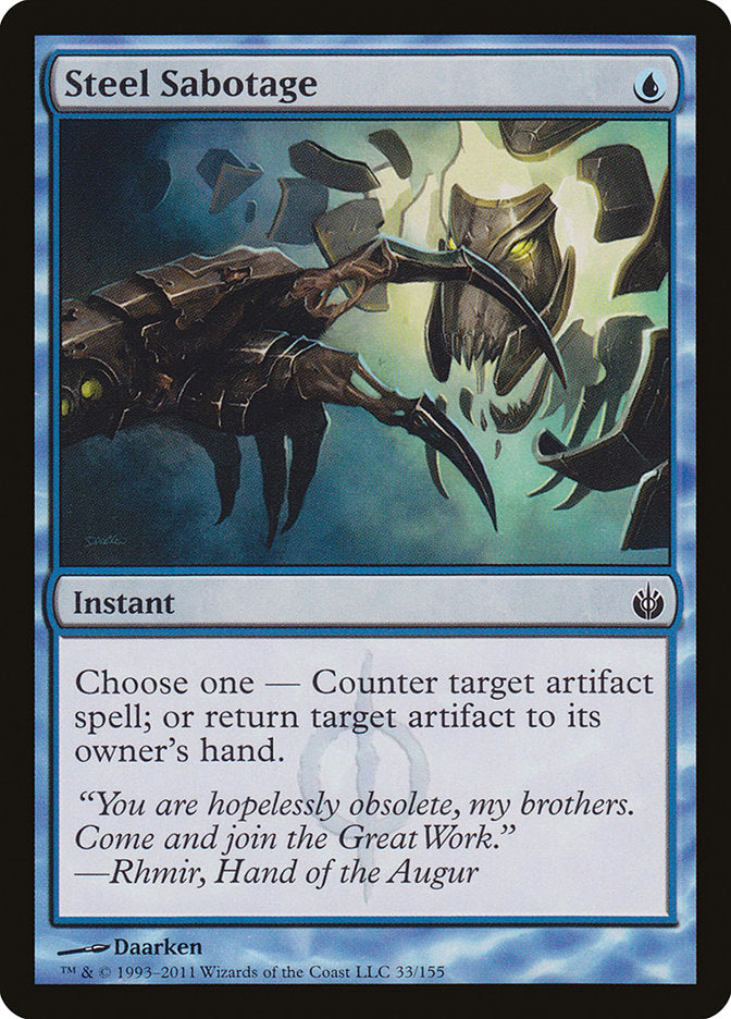 Steel Sabotage [Mirrodin Besieged] (33)