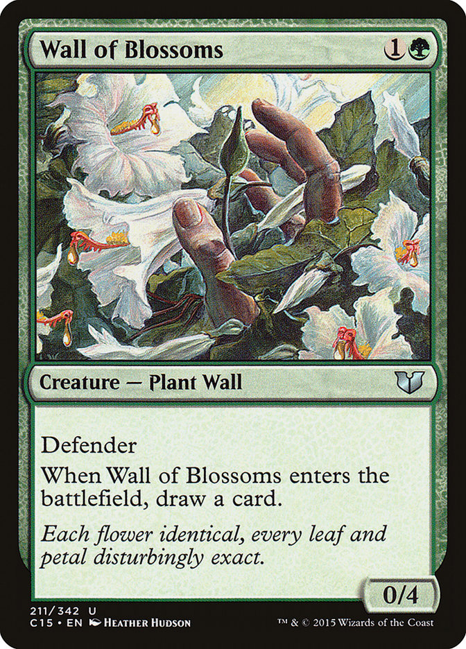 Wall of Blossoms [Commander 2015] (211)