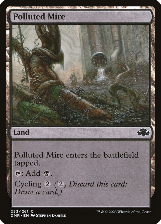 Polluted Mire [Dominaria Remastered] (253)