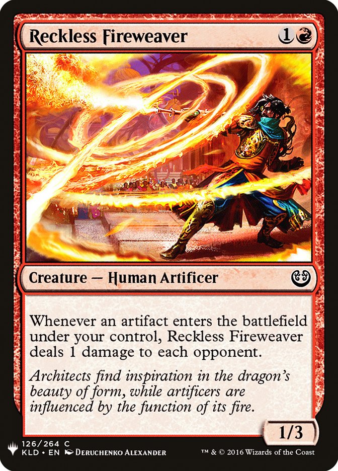 Reckless Fireweaver [The List] (KLD-126)