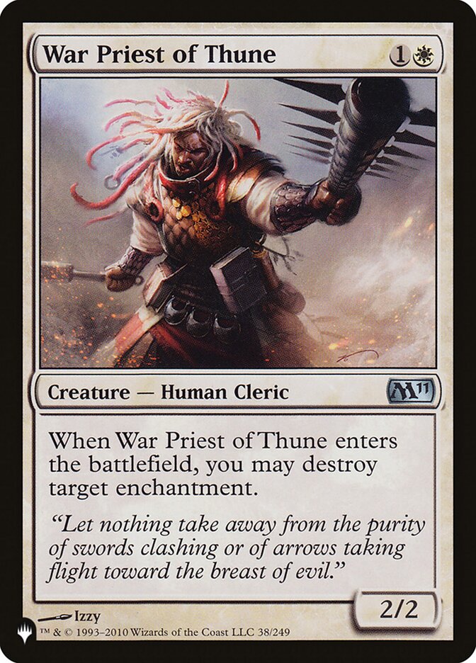 War Priest of Thune [The List] (M11-38)