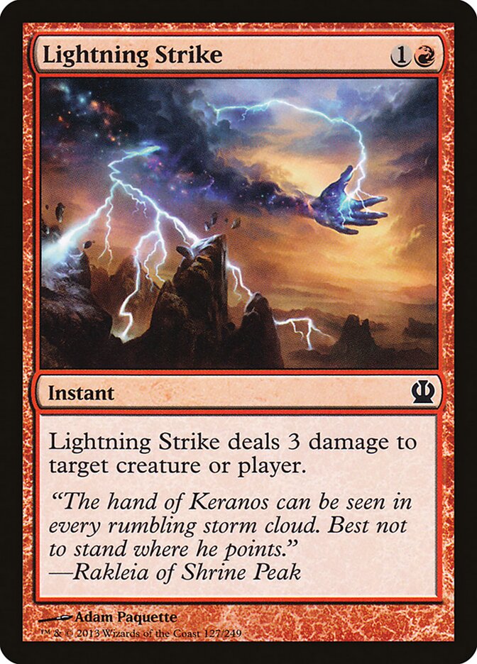 Lightning Strike [Theros] (127)