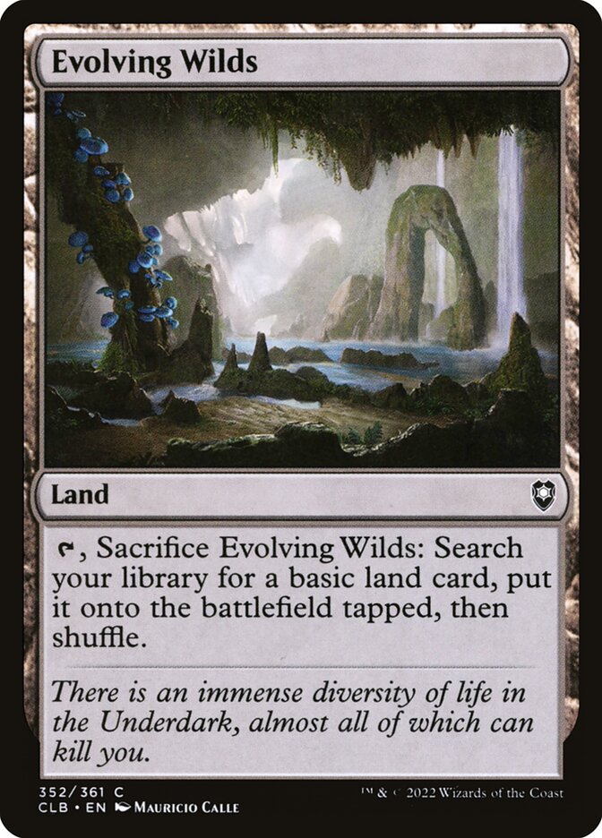 Evolving Wilds [Commander Legends: Battle for Baldur's Gate] (352)