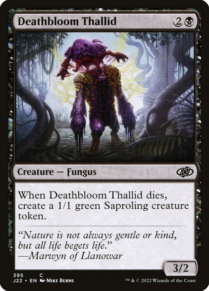 Deathbloom Thallid [Jumpstart 2022] (395)