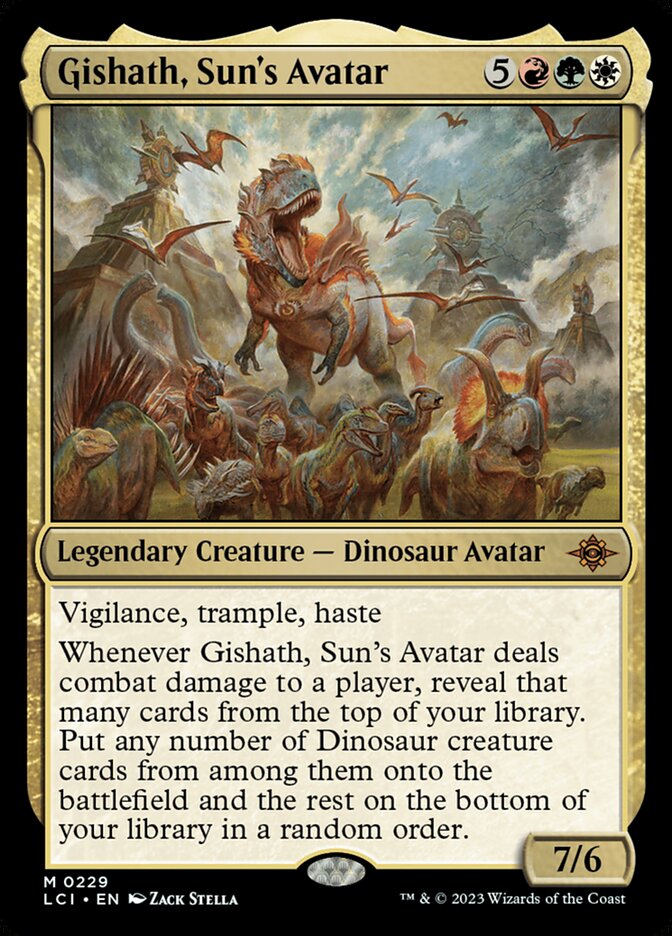 Gishath, Sun's Avatar [The Lost Caverns of Ixalan] (229)