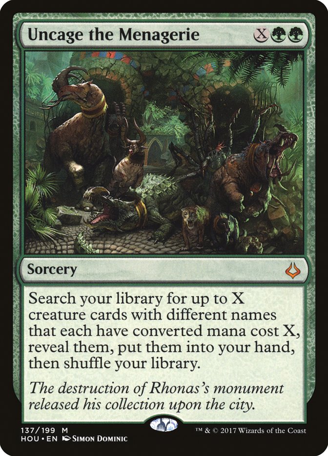 Uncage the Menagerie [Hour of Devastation] (137)