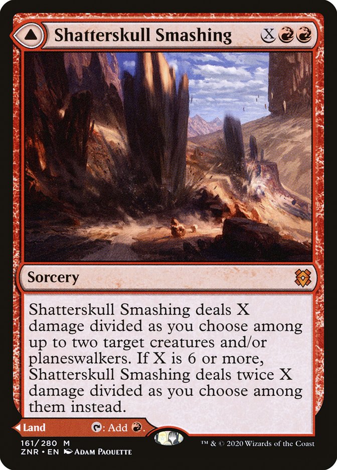 Shatterskull Smashing // Shatterskull, the Hammer Pass [Zendikar Rising] (161)