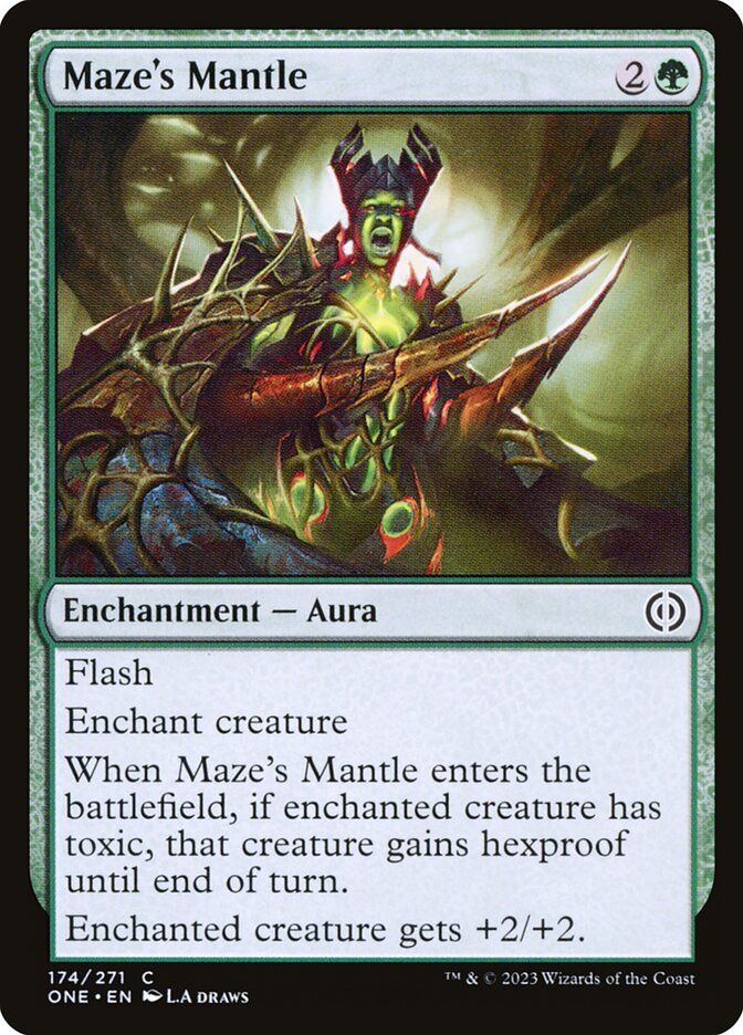 Maze's Mantle [Phyrexia: All Will Be One] (174)