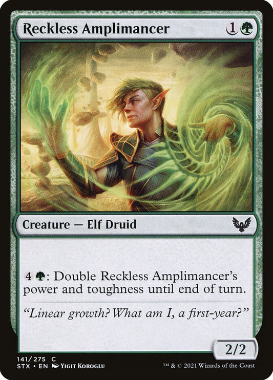 Reckless Amplimancer [Strixhaven: School of Mages] (141)