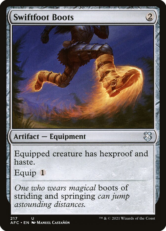 Swiftfoot Boots [Forgotten Realms Commander] (217)