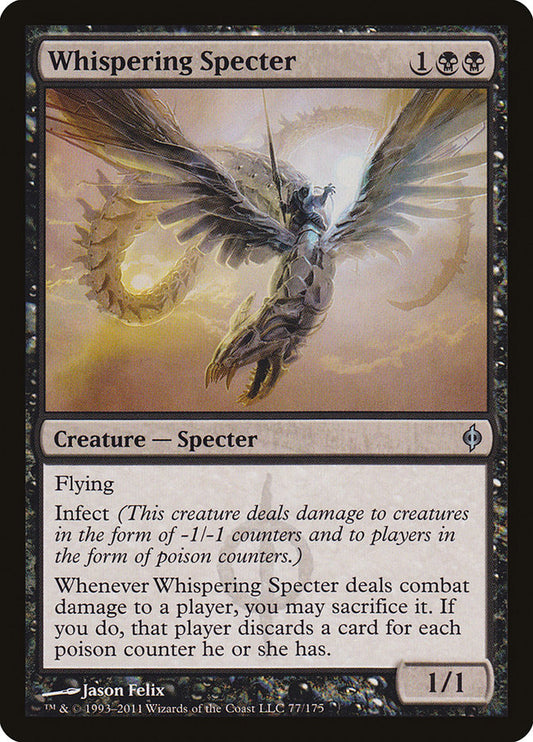 Whispering Specter [New Phyrexia] (77)