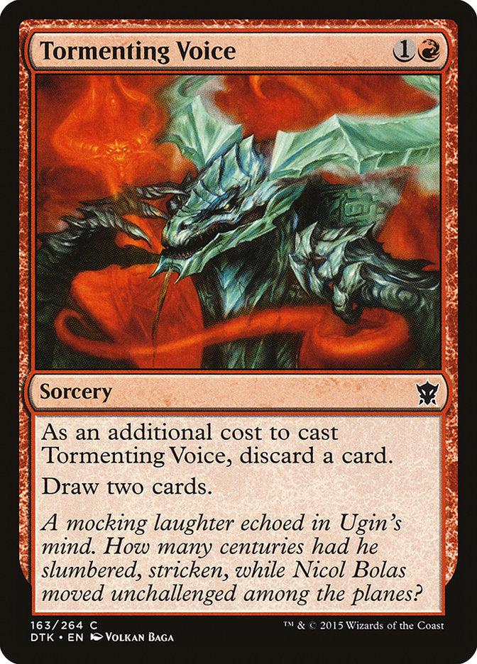 Tormenting Voice [Dragons of Tarkir] (163)
