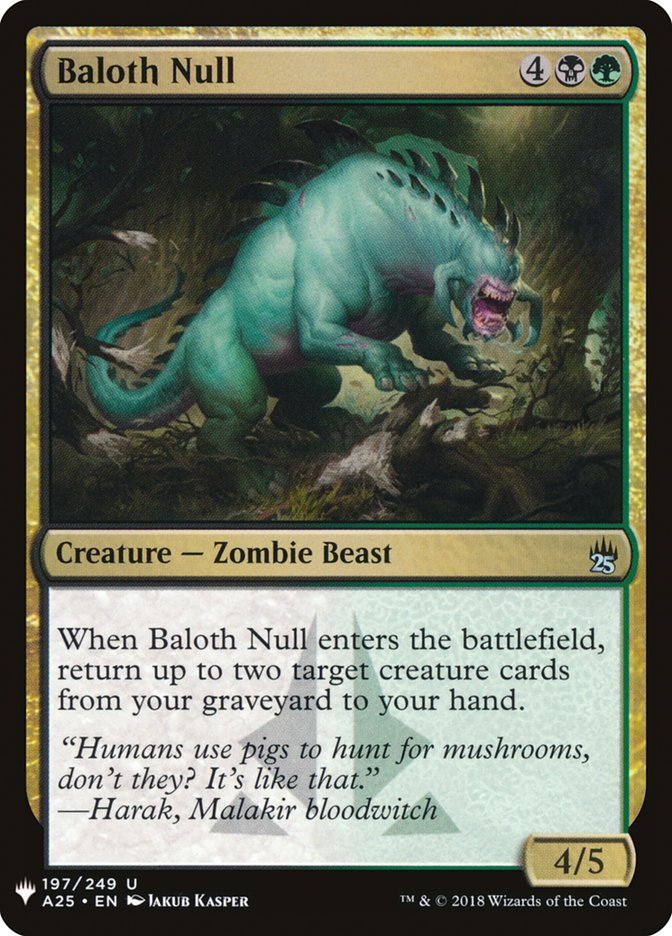 Baloth Null [The List] (A25-197)